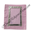 Small Chitraji Cotton Vastra with Silver Lace