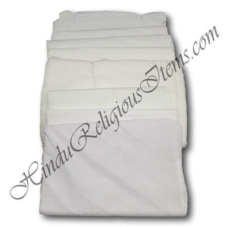 High Quality Cotton Malmal White (Safed) Fabric/ Kapad(HQCMW)
