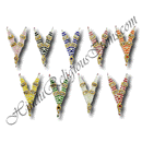 Three Layer Moti Mala With Double Colour Moti And Diamond Rectangle Choki (M-12)