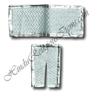 Lalan Brocade  W shape Leheriya Chira Vastra With Silver and Golden Lace LCV-152