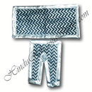 Lalan Brocade  W shape Leheriya Chira Vastra With Silver and Golden Lace LCV-152