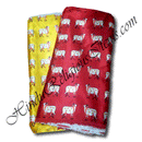 High Quality Satin Silk Super Fine Cow Print Fabric/ Kapad [SSC]