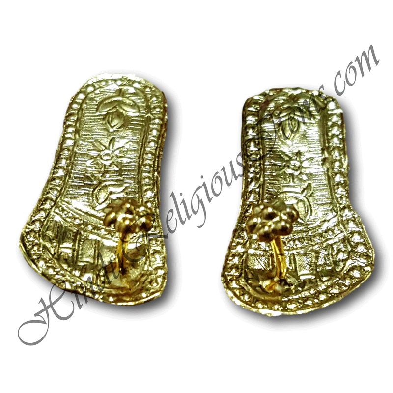 Gold Metal Charan Paduka (Sandal)