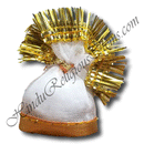 Chhodvali Lalan Cotton Topa/Topi With Fancy Golden Jhari (KT-3)