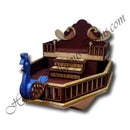 MDF Wooden Naav (Boat) With Metal Tin Base (Patra Vali)