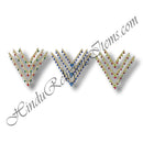 Nang (Diamond) Gadi Mala with Kundan Leaves (Set of 3) (M-39)