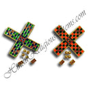 Golden Metal Meenakari Chopat (Toy)