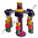 Fancy Wooden Painted Chakdol Toy