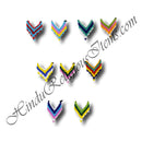 Coloured Moti Combined Mala With Haar Set