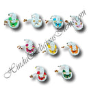 Golden Lace Paag With Moti Double Lad, Loom And Sheerpech (P-2)