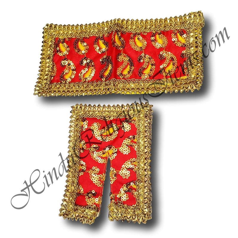 Lalan Chira Vastra With Mango Tikki Work And Embroidery (VCMTE-50)