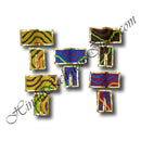 Lalan Cotton S Shape Leheriya Chira Vastra With Golden Lace (VCSL-62)