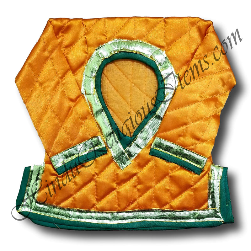 Chitraji Satin Criss Cross Stitched Gadal (Sweater) With Sleeves