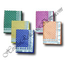 Brocade Pichwai With Silver Polka Dots Design And Silver Lace (Double Border)