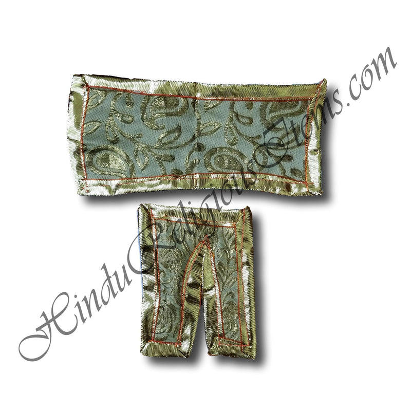 Lalan Brocade Golden Jhari Flower With Vel Design Chira Vastra (VCFVD-65) LCV-146
