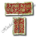 Lalan Brocade Jhari Red Vastra With Mango (Keri) With Vel Design (VCMV-51)