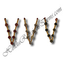 Golden Metal Haar With Diamond Choki (M-22)