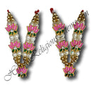 Golden Moti Mala With Kamal Design(B-1)