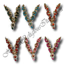 Dual Colored Moti Haar with Round (Nang) Diamond Choki and Pendent(B-8)