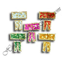 Lalan Satin Golden Print Flower With Vel Design Chira Vastra (VCFV-45)