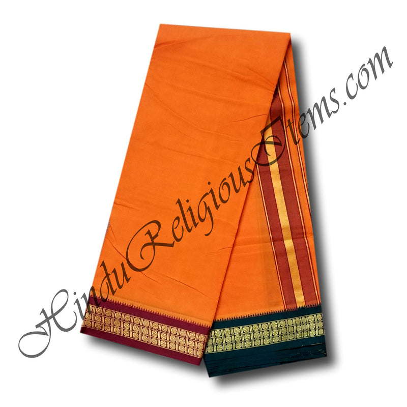 High- Quality Dhoti With Uparna Unstitched (Clothes for Seva)