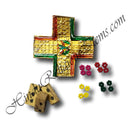 Metal Meenakari Chopat (Toy)