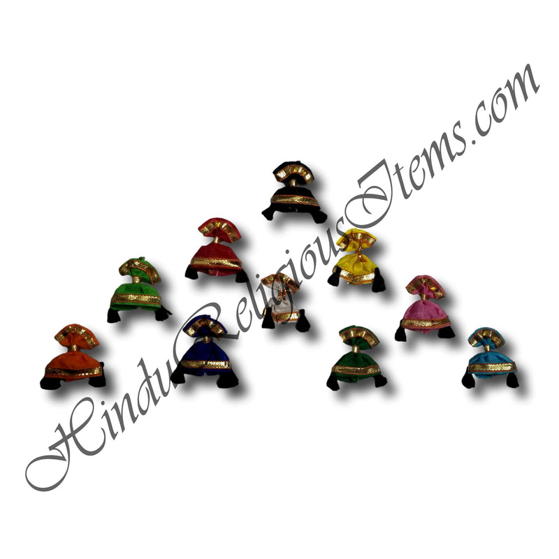 Premium Cotton Kan Topi / Topa With Golden Lace PTG-69