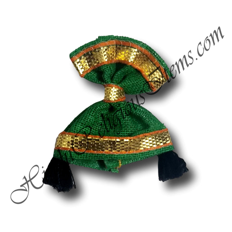 Premium Cotton Kan Topi / Topa With Golden Lace PTG-69