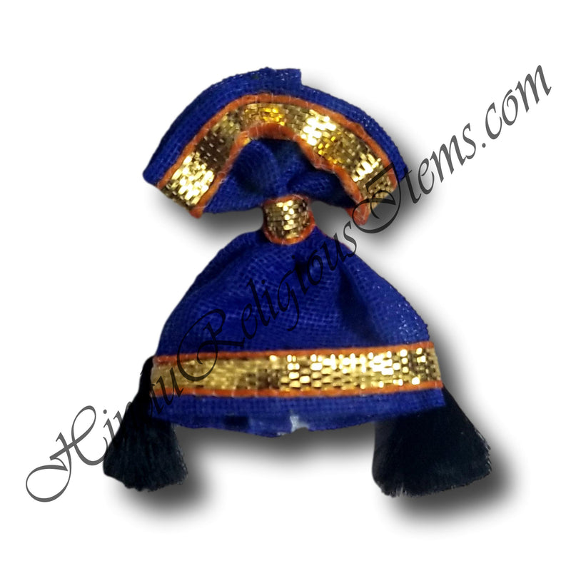 Premium Cotton Kan Topi / Topa With Golden Lace PTG-69