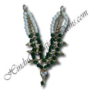 Two Layer White Moti Mala With Diamond Padak And Choki (M-25)