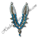 Two Layer White Moti Mala With Diamond Padak And Choki (M-25)