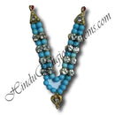 Two Layer White Moti Mala With Diamond Padak And Choki (M-25)