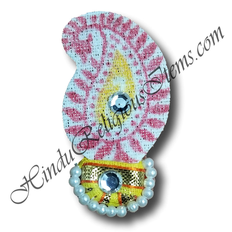 Canvas Painted Paag With Diamond