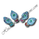 Canvas Painted Paag With Diamond