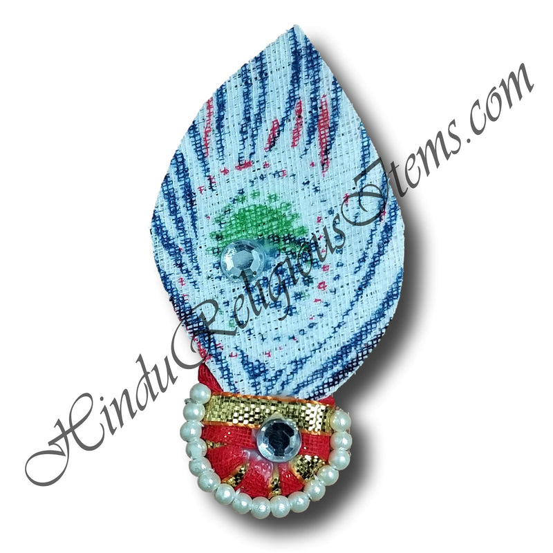 Canvas Painted Paag With Diamond