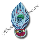 Canvas Painted Paag With Diamond