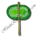 Color Net Frill Fans (Pankha) With Moti Decoration