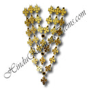 Golden Metal Mala (Set of 3)