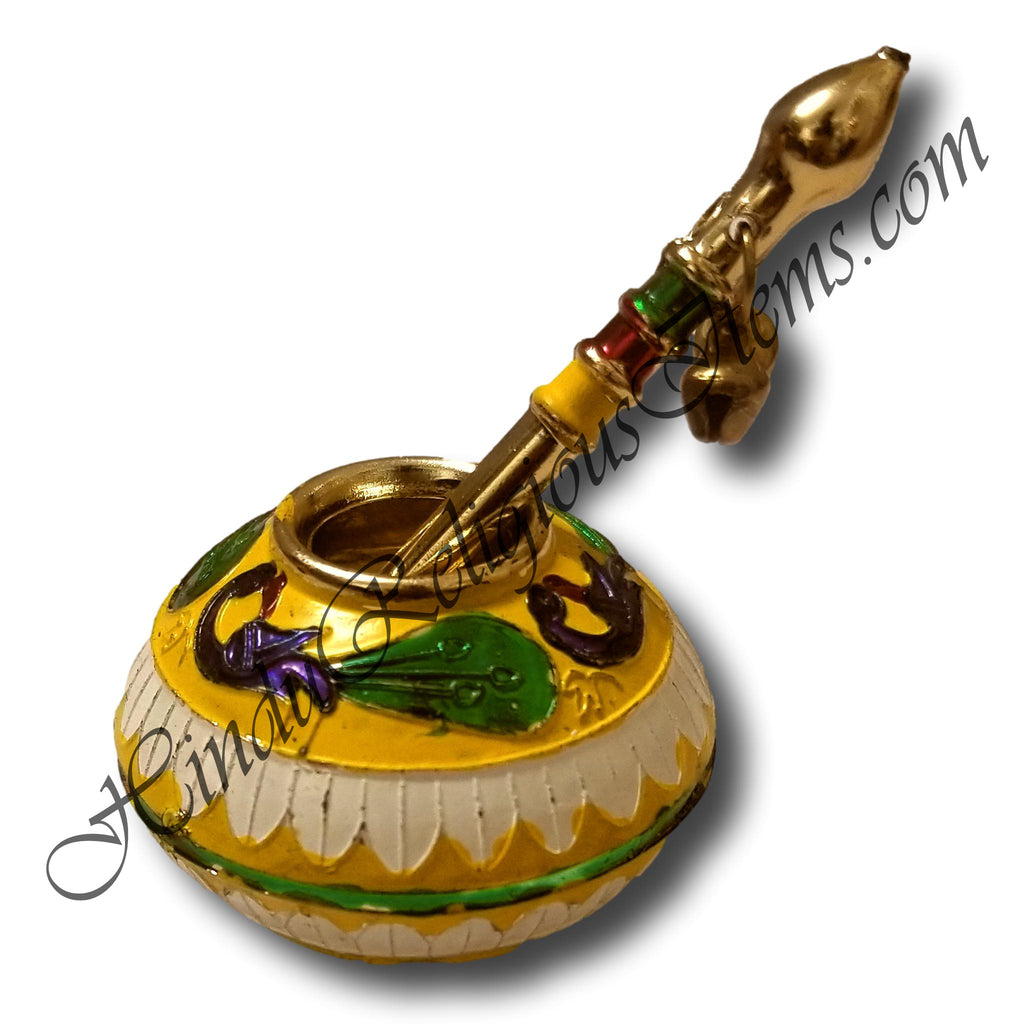 Plastic Makhan Matki With Stick