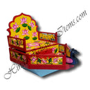 Wooden Painted Naav (Boat)