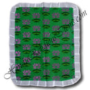 Kamal Print Design Cotton Fabric Pichwai With Frill