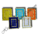 Chitraji Cotton Coloured Vastra with Double Border Golden Lace (VCCDL-15)