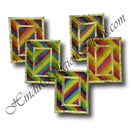 Chitraji Cotton Leheriya Vastra with Double Border Golden Lace (VLDB-13)