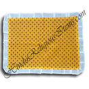 Single Dot Bandhni Print Design Cotton Fabric Pichwai With Frill [PDBS]