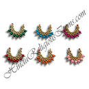 Golden Moti Haansli With Colored Moti Latkan (M-13)