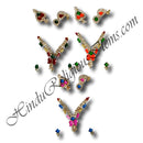 Mango(Keri) Design Mala Set With Diamond Work (MS-3)