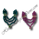 Premium Quality Three Layer Crystal Moti Mala (M-6)