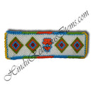 Coloured Moti Mora Patta