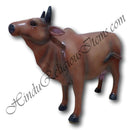 Plain Colour Gaay (Cow) Animal Fiber Swarup / Khilona