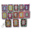 Chitraji Hand Painted White Cotton Vastra With coloured lace